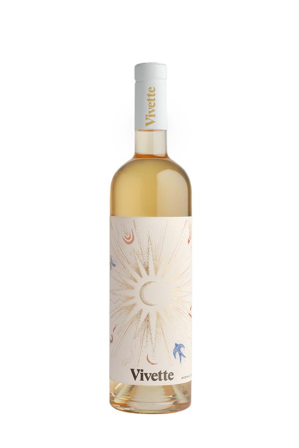 Botella de Vivette, Vino Blanco Gewurztraminer galardonado con Medalla de Oro en 'Le Mondial des Vins Blancs